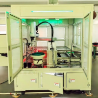 SR電池自動(dòng)拔插膠釘機(jī)